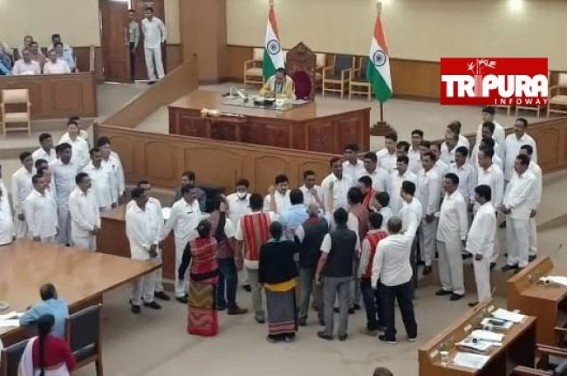 Tripura Assembly Adjourned over Tipra Motha’s protest